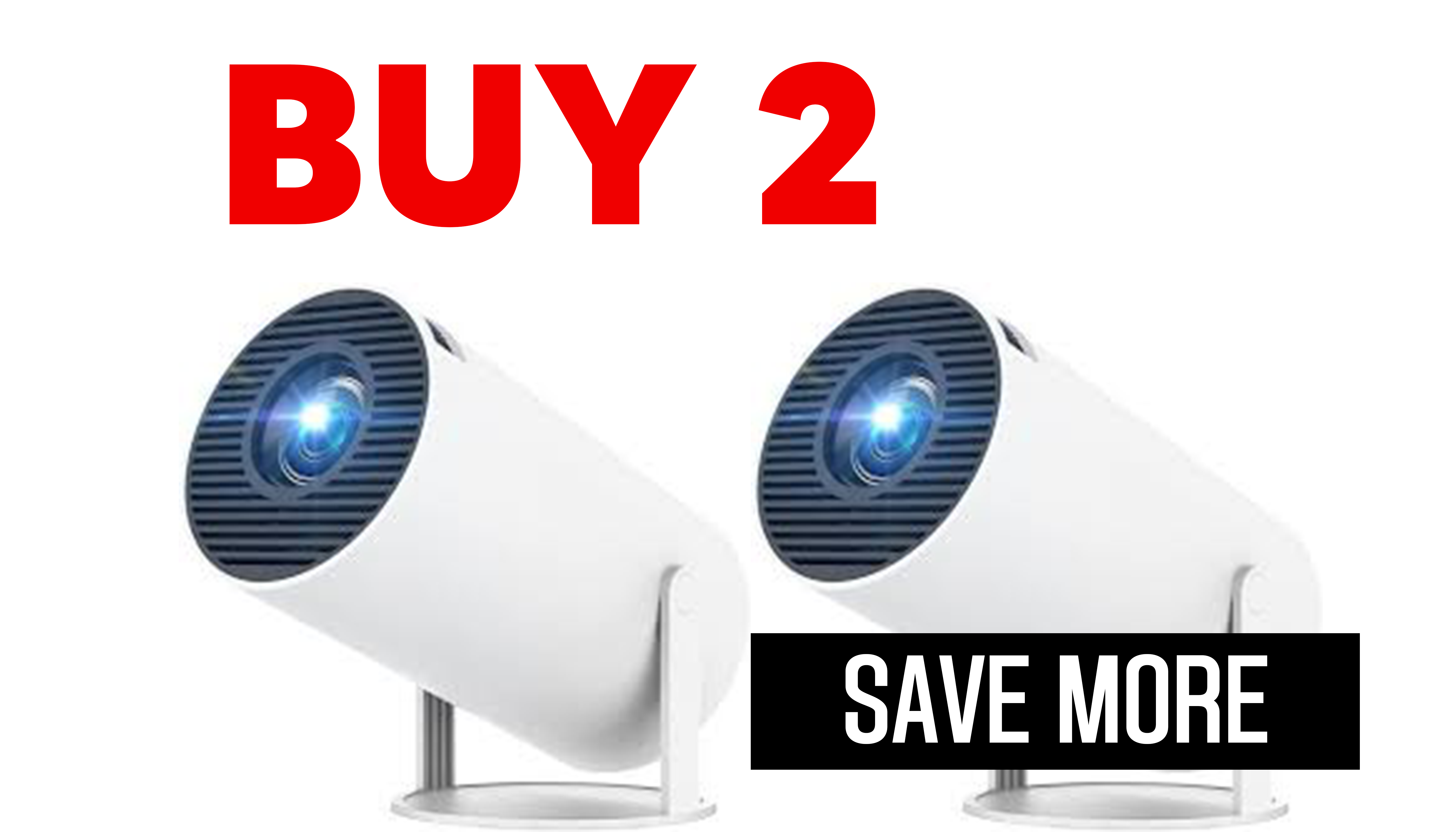 Portable Mini Projector 1080p, 4K